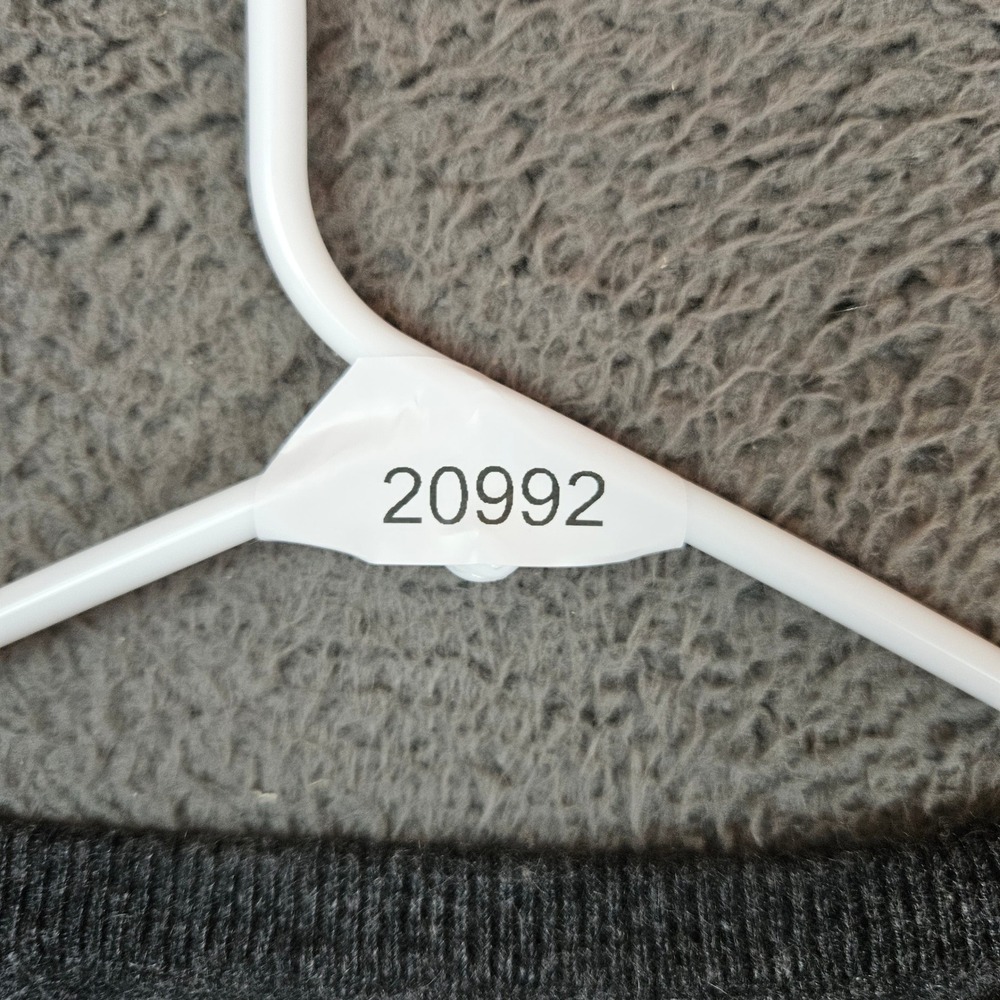 J.Crew Mens Large 100% Cashmere Crewneck Sweater Heather Gray J6384 - Picture 8 of 8